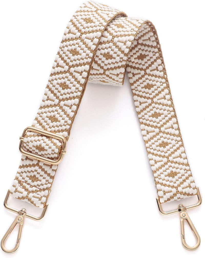 S-Jacorry Purse Strap Replacement Crossbody Wide Shoulder Strap Adjustable Canvas Straps Handbag Strap Replacement Belts - Image 1